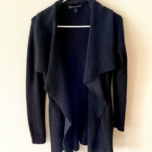 Black Open Cardigan. Size M